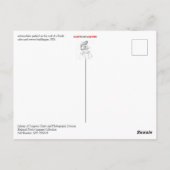 自動車オンブティック建物 ポストカード (裏面)