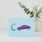 自動車カード ポストカード (スタンド正面)