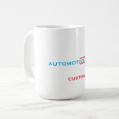 自動車ギアロゴ コーヒーマグカップ (正面左)