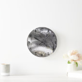 自動車クラシックのヘッドライト ラウンド壁時計 (ホーム)