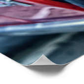 自動車クラシックアートワーク写真ポスター ポスター (角)