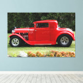 自動車クラシック キャンバスプリント (インサイチュ (ウッドフロア))