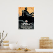 自動車クラブディミラノ広告のヴィンテージカー ポスター (キッチン)