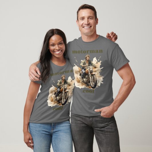 自動車クール人 Tシャツ (ユニセックス)