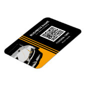 自動車コーティング&洗車QRコード マグネット (左側)
