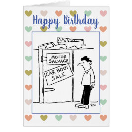 自動車サルベージ・カー・ブーツ販売ジョーク