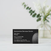 自動車サービスタイヤトレッド 名刺 (スタンド正面)