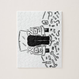 自動車サービスマンガ ジグソーパズル