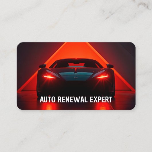 🚗自動車サービス気に詳細 名刺 (正面)