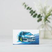 自動車サービス | カーディテイリング | シャボン玉 名刺 (スタンド正面)