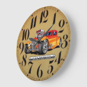 自動車スタイル ラージ壁時計 (傾斜)