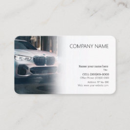 自動車テンプレート名刺 名刺