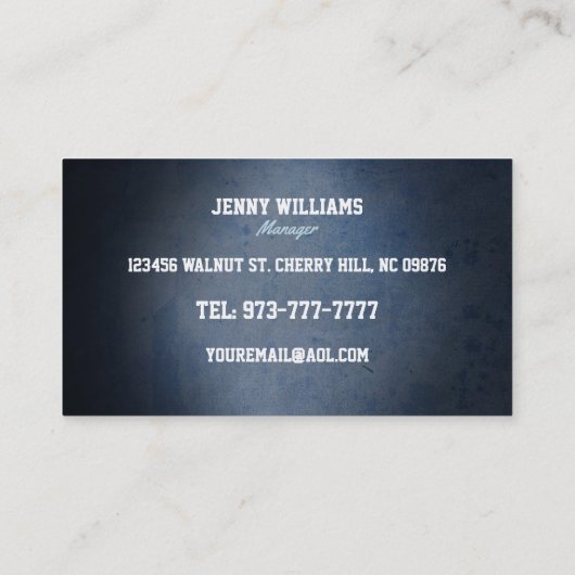 自動車ディーラーの名刺 名刺 (裏面)