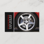 自動車ディーラー、カーホイールデザイン 名刺 (正面)