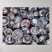 自動車ハブキャップ ポスター (正面)