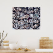 自動車ハブキャップ ポスター (キッチン)