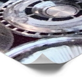 自動車ハブキャップ ポスター (角)