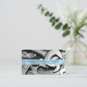 自動車バイク整備士 名刺 (スタンド正面)