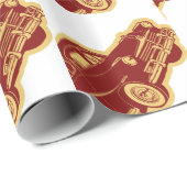 自動車パターン包装紙 ラッピングペーパー (ロールコーナー)