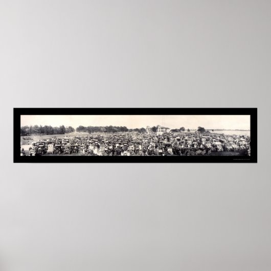 自動車パノラマフォト1909 ポスター (正面)