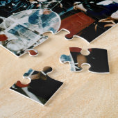 自動車パレードダラスのJohn F Kennedyそしてジャッキー ジグソーパズル (側面)