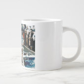 自動車パレードダラスのJohn F Kennedyそしてジャッキー ジャンボコーヒーマグカップ (右)