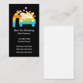 自動車プロフェッショナルの詳細サービス 名刺 (正面/裏面)