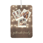 自動車ベビーデザインあなた自身の家族の写真エア カーエアーフレッシュナー (正面)