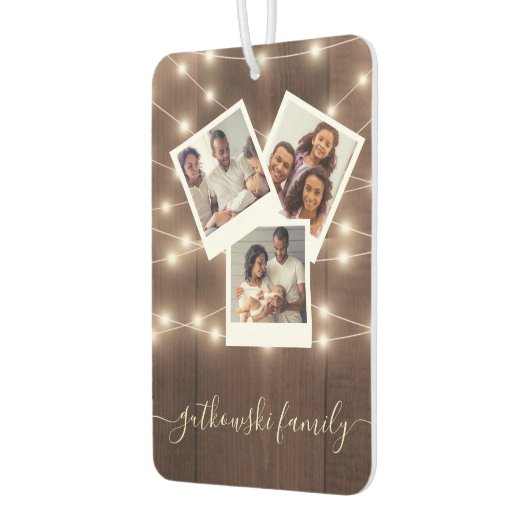 自動車ベビーデザインあなた自身の家族の写真エア カーエアーフレッシュナー (左)