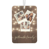 自動車ベビーデザインあなた自身の家族の写真エア カーエアーフレッシュナー (裏面)