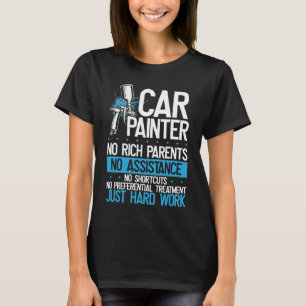 自動車ペインター・カー・デ車のィテール・カー・ペインター Tシャツ