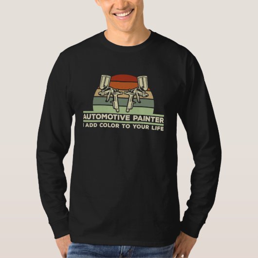 自動車ペインター 車両スプレーヤー 自動車ボディ技術者 Tシャツ (正面)