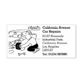 自動車ボディショップ自動車修理車庫事業 セルフインキングスタンプ (デザイン)