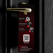 自動車モダンのワックスを詳述する洗車自動車 ドアノブサイン