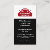 自動車モダン詳細カスタム名刺 名刺 (正面)