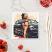 自動車モデル スタンダードカクテルナプキン (インサイチュ)