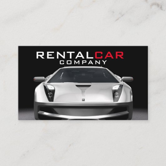 自動車レンタル名刺 名刺 (正面)