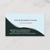 自動車ロゴ付き自動個人車相談会 名刺 (裏面)