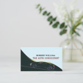 自動車ロゴ付き自動個人車相談会 名刺 (スタンド正面)