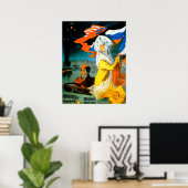 自動車ロシアの~ヴィンテージ自動車Ad ポスター (ホームオフィス)