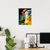 自動車ロシアの～ヴィンテージ自動車Ad ポスター (ホームオフィス)