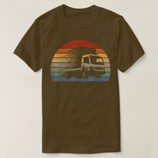 自動車ヴィンテージカッコいいトラック自動車車の Tシャツ (デザイン正面)