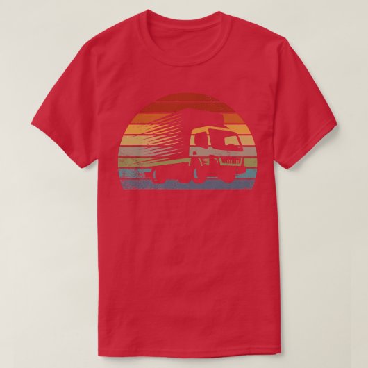 自動車ヴィンテージカッコいいトラック自動車車の Tシャツ (デザイン正面)