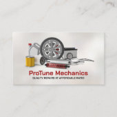 自動車両修理 – 整備士 名刺 (正面)