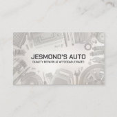 自動車両修理 – 整備士 名刺 (正面)