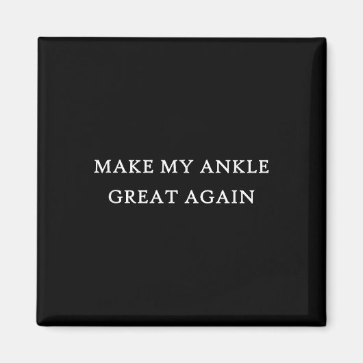 自動車事故後の手術後フィジカルセラピー手術 マグネット (正面)