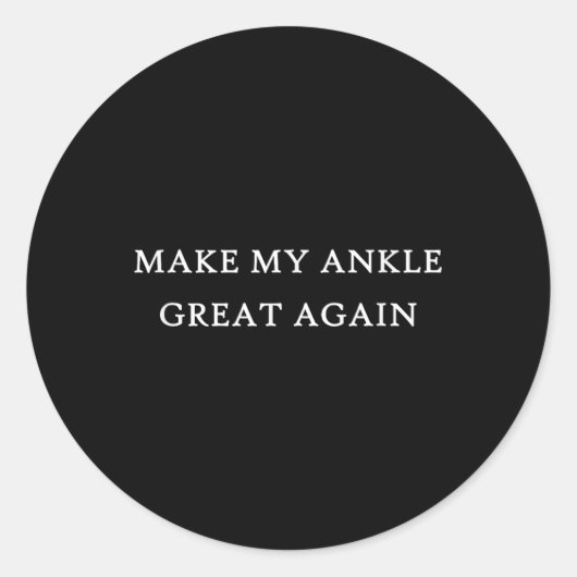 自動車事故後の手術後フィジカルセラピー手術 ラウンドシール (正面)