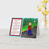 自動車事故紙グリーティングカード カード (黄色い花)