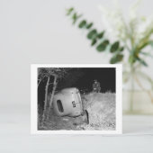 自動車事故、1951年ヴィンテージ ポストカード (スタンド正面)