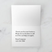 自動車事業サンキューカード サンキューカード (内部)